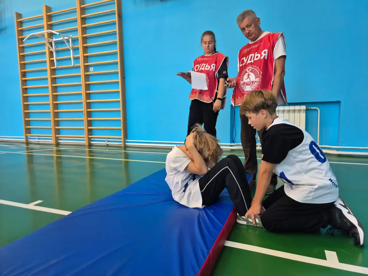 🏫 В школе №136 прошло тестирование ГТО!